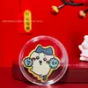 Popular Pegatina para Teléfono de Oro Puro 999 Sanrio Hello Kitty, Kuromi Lámina de Oro Linda Pegatina de Dibujos Animados Regalo