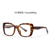 Monturas de Gafas de Moda Europeas y Americanas Transfronterizas Tr90 Antiluz Azul Gafas para Miopía con Bisagras de Resorte Patillas Ojo de Gato para Mujer