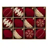 Bolas Aterciopeladas de Venta Caliente Transfronteriza Colgantes de Decoración Navideña Arreglo de Escena Navideña Decoraciones para Árbol de Navidad Decoraciones Creativas para Fiestas