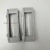 Manija de gabinete de chapa metálica manija de puerta de archivador manija de cajón de archivador casillero acero inoxidable aleación de aluminio hebilla de plástico manija placa engrosada