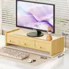 Soporte para monitor de computadora, estante para pantalla, base para monitor de computadora de escritorio, organizador de escritorio de oficina