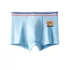 Ropa Interior para Niños, Malla de Seda de Hielo, Estilo Delgado de Verano, Estampado de Oso, Calzoncillos tipo bóxer para Niños Medianos y Grandes, Boxer para Estudiantes