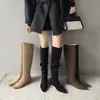 Botas Meilad para mujer 2026 nuevo estilo popular adelgazantes marrones altas hasta la rodilla para mujeres petite con efecto de realce de altura