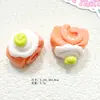Novos Acessórios de Resina Bolo de Creme DIY Cola de Creme Materiais para Capa de Celular Grampos de Cabelo Feitos à Mão Corda de Cabelo Enfeites de Cabelo