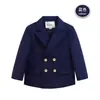 Traje Sencillo para Niños Otoño e Invierno Nuevo Moda Coreana Traje Pequeño de Caballero Chaqueta de Traje de Actuación para Niños de un Año Niña de las Flores