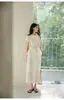 GINNKEE Elegante Francés Acetato Tencel Cuello Amplio Cinturón de Lazo Conjunto de Falda de Cintura Alta 9091