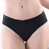Calzones de Encaje de Cintura Baja en Forma de V para Mujer, Transpirables con Soporte Abdominal para Mamá, Base Cruzada Triangular, Antes y Después del Embarazo