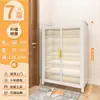 Gabinete para Zapatos, Gabinete de Almacenamiento para Puerta de Casa, Zapatero Integrado de Pared Nuevo Popular 2025, de Alto Gama, Gran Capacidad, Multicapa, de Pie