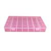 Caja de Almacenamiento de Plástico Transparente Grande de 28 Compartimentos, Caja de Herramientas Desmontable, Organizador de Joyería, Almacenamiento de Escritorio, Caja Engrosada