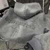 Sudadera Gruesa de Gamuza para Hombre Moda Otoño e Invierno Marca Duffy Guapo Americana Oversize Holgada Engrosada con Capucha Chaqueta