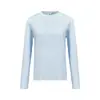 Camiseta de manga longa 210G Sorona para mulheres, fresca e com proteção solar, adequada para esportes ao ar livre e uso diário.