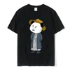 Camiseta de Seda de Leche con Estampado Divertido de Camarón, Versátil Camiseta de Manga Corta con Emoji Humorístico, Top de Verano