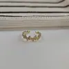 Moda Estilo Francés Mariposa Simple Versátil Lujo Ligero Gama Alta Anillo Floral Nicho Diseño Personalizado Joyería para el Día a Día