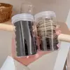 Accesorios para el Cabello de Alta Elasticidad para Mujeres Estilo Coreano Sencillo Banda de Goma Sin Costuras Cuerda para el Cabello Ponytail Infantil Diadema Duradera Goma para el Cabello