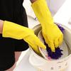 Limpieza de cocina lavavajillas guantes domésticos plástico látex color tendón de res limpieza de cocina lavavajillas doméstico lavandería impermeable