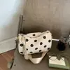 Bolso de Almohada de Lunares Estilo Coreano para Mujer 2026 Verano Elegante Nuevo de Gran Capacidad para el Trabajo Bolso de Hombro Bolso de Mano Sencillo