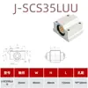 Extensión de riel deslizante lineal cilíndrico SCS10 SCS12 SCS16 SCS20 SCS25 SCS30LUU