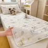 Lençol de cama de algodão puro para dormitório estudantil, 100% algodão, novo modelo 2026, protetor de colchão 90x190cm