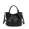 Bolso Tejido de Moda y Estilo Coreano para Mujer Verano 2025 Versátil de Gama Alta Bolso de Hombro Cruzado