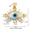 L55 nuevo popular europeo y americano Ojo de Diablo amuleto de la suerte ojo circón joyería creativa DIY