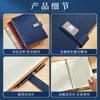 Fabricante Original Hecho a Medida Carpeta de Negocios Gruesa A5 Cuaderno Set de Cuadernos de Imitación de Cuero PU Venta al por Mayor Suministros de Oficina