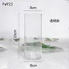 Vaso de Vidro Sódio-Cálcio Atacado Transfronteiriço, Vaso de Vidro de Bambu, Vaso Espessado de Alta Qualidade, Decoração de Sala de Estar, Hidroponia