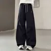 Conjunto Casual para Meninas 2026 Novidades de Outono para Crianças de Média e Maior Porte Camisa Listrada Calça de Cintura Larga Conjunto de Duas Peças Roupa de Primavera e Outono para Crianças