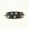Pulseira Punk Quente Transfronteiriça terno Joias de Mão Masculinas PU Hip-hop Europeu e Americano Retrô Tecido DIY Pulseira de Couro