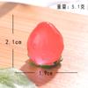 Novo Lindo Fruta Simulação Micro Paisagem DIY Ornamento Luminoso Melancia Morango Uva Resina Artesanato