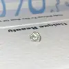 Coleção de Unhas de Osso de Ouvido de Aço Titânio Verde Menta Transparente Pequenas Frescas Microcravejadas com Zircônia Doces Brincos de Trevo de Quatro Folhas