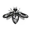 Broche de Abeja de Cristal de Aleación para Mujer, Nuevo Pin Insignia Exquisito de Insecto con Pedrería, Accesorio de Diseño de Nicho Estilo Occidental