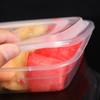 Caja Cuadrada Americana de 350 ml Lonchera Desechable de Plástico para Llevar Lonchera Comercial con Tapa Caja para Empaque de Ensalada de Frutas