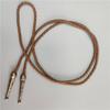 Corbata de bolo corbata de polo accesorios diy hebilla deslizante de metal chasis colgante grabado cuerda de cuero tendencia casual Nuevo