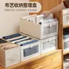 Caixa de Armazenamento de Roupas Catiônica Caixa de Armazenamento de Roupas Domésticas Calças Artefato de Armazenamento em Camadas para Guarda-roupa Caixa de Armazenamento Dobrável