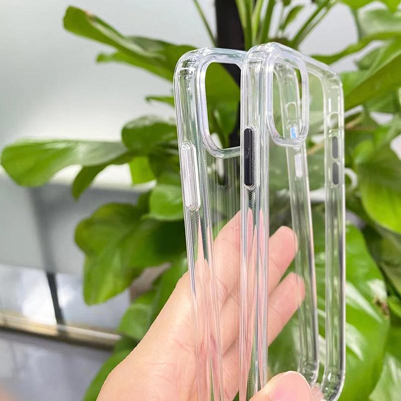 iphone12手机壳防摔tpu+pc透明硬壳iphone13promax手机套
