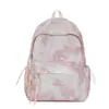 Mochila tie-dye minimalista de moda estilo coreano, modelo nuevo 2026, bolsa escolar de gran capacidad para estudiantes de secundaria y preparatoria, mochila para laptop
