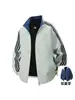 Chaqueta Rayada Reversible con Cuello Alto para Hombre, Nuevo Modelo Primavera y Otoño 2026, Chaqueta de Béisbol Deportiva Casual para Jóvenes