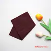 Algodón de punto jacquard liso rayado cuadrado pequeño fábrica Shengzhou al por mayor de punto toalla de bolsillo para hombre