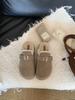 Botas de Neve Personalizadas com Solado Grosso, de Calçar, com Aumento de Altura, para Mulheres, Novas Sapatos Birkenstock Quentes e Grossos de Pelúcia para Outono e Inverno