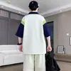 Talla Extra Grande 150 kg Más Talla Camisa Polo de Manga Corta Traje Deportivo Casual Pantalones Cortos de Verano para Hombre Conjunto de Dos Piezas