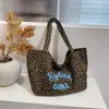 Bolsa de mano estilo retro americano con estampado de leopardo para estudiantes universitarias, dulce y genial, elegante para ir de compras y salir, bolso de hombro casual