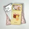 Capa de Celular Cachorrinho de Pudim de Bolinhas para Apple 18 Pro Max, Capa Fofa de Desenho Animado para iPhone 17, 16, 15