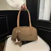 Bolso tipo Boston de gamuza estilo vintage para mujer, bolso de hombro de piel mate, nuevo bolso cruzado para el día a día 2026