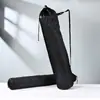 Bolsa de Hombro Portátil de Poliéster con Cordón Fondo Redondo Gran Capacidad Bolsa para Guardar Esterilla de Yoga Logo Impreso Personalizado