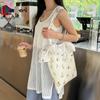 Estilo Nuevo Primavera y Verano Fresco y Dulce Bolso de Hombro con Volantes Estilo Coreano Estilo Hada Moda Vacaciones Bolso de Mano de Gasa