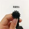 Suministro de Stock Listo de Cinta de Ropa Hueca de 1 cm, Versátil Cinta Trenzada de Moda para Aro de Cabello con Accesorios