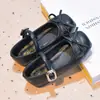 Sapatos de couro infantis, novos modelos de primavera e outono, com sola macia, antiderrapantes, estilo princesa coreana para meninas, sapatos baixos infantis, modernos e versáteis