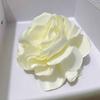Broche de ramillete con flor grande estilo OL simple de 8 cm, tela satinada, estilo europeo y americano, accesorio profesional