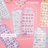 Pegatinas Populares Lindas de Series de Dibujos Animados en Relieve Acrílicas Creativas Hechas a Mano Decoración para Funda de Teléfono Material para Diario Pegatinas