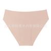 Ropa interior de talla grande para mujer transfronteriza europea y americana Seda de hielo sin marcas Transpirable Deportiva Cintura baja Calzoncillos desnudos para mujer